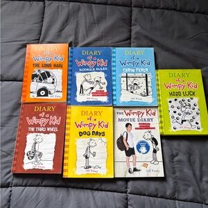 7 Diary of a Wimpy Kid Books - Jeff Kinney